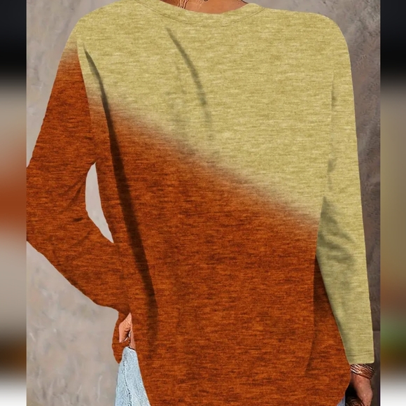 Inspirational Be Kind Alphabet Print T-Shirt for Women - Long Sleeve - Picture 2 of 3